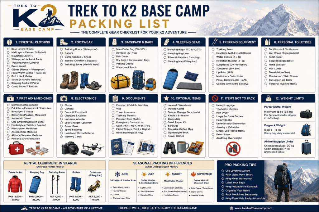 k2-base-camp-trek-packing-list