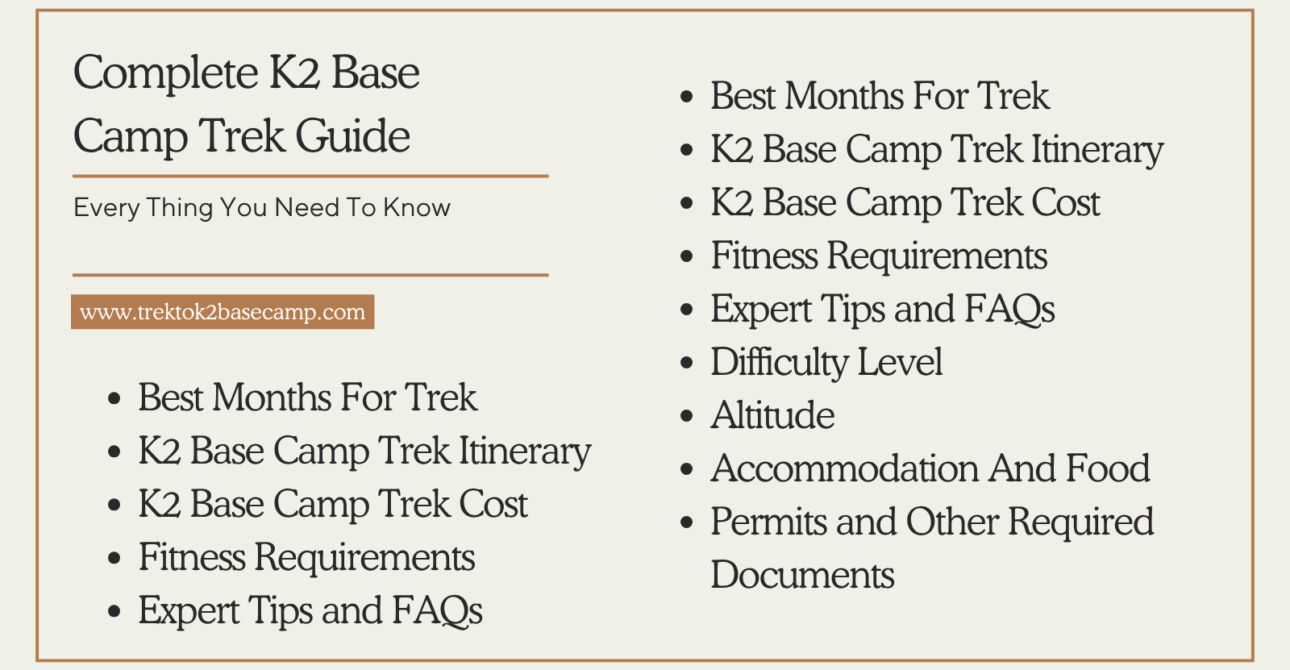 Ultimate K2 Base Camp Trek Guide (2027): Everything You Need to Know