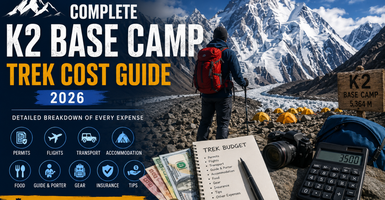 Complete K2 Base Camp Trek Cost Guide (2026): Price, Budget & Expenses