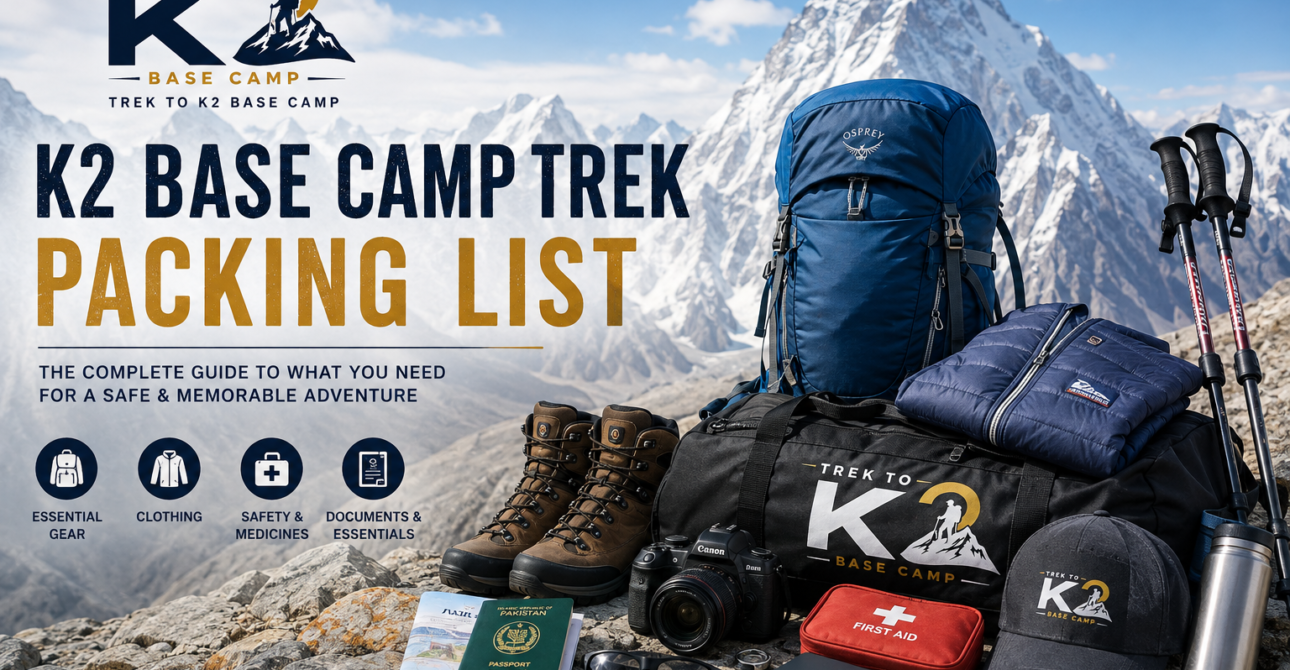 K2 Base Camp Trek Packing List (2026): The Complete Gear Checklist